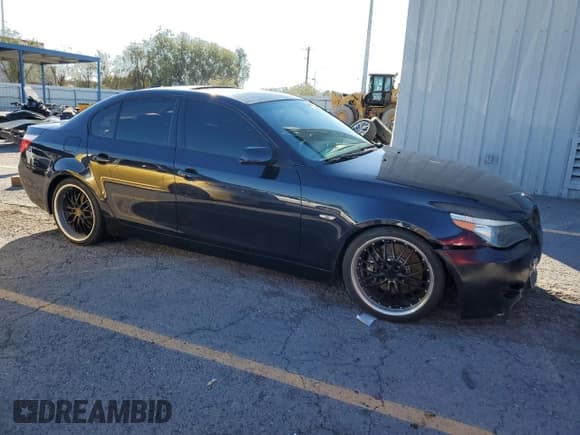 ✅ 2007 BMW 5 Series 550i • VIN: WBANB535X7CP07827 • Lot: 87271665. Listed on Copart with Not provided. Free auction sales archive from the USA and detailed vehicle history report at DreamBid. Image 4.