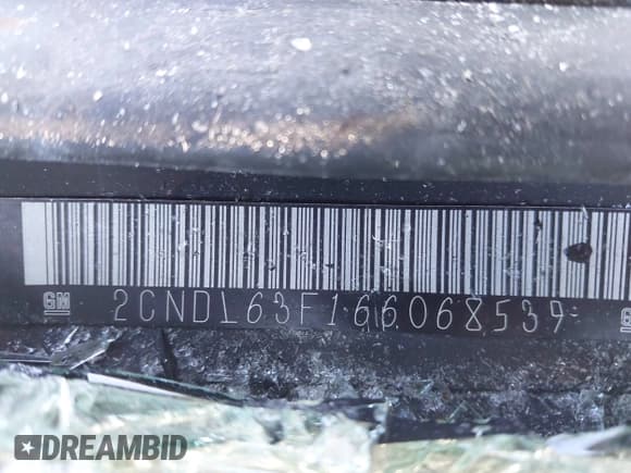 ✅ 2006 Chevrolet Equinox LT • VIN: 2CNDL63F166068539 • Lot: 42447049. Wystawiony na IAAI z przebiegiem 174 165 mil. Bezpłatny archiwum sprzedaży aukcyjnych z USA i szczegółowy raport historii pojazdu na DreamBid. Zdjęcie 9.