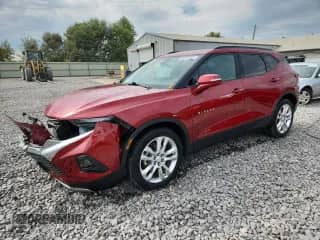 2019 Chevrolet Blazer with VIN 3GNKBHRS8KS551964, listed as a Copart auction lot 80257765 with 66,451 mi miles and Salvage title. Bid and sale history available at DreamBid. Image 1.