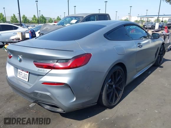 ✅ 2023 BMW 8 Series 840i • VIN: WBAAE2C00PCM03091 • Lot: 42584273. Listed on IAAI with Not provided. Free auction sales archive from the USA and detailed vehicle history report at DreamBid. Image 4.