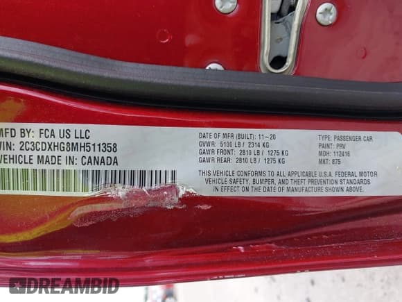 ✅ 2021 Dodge Charger GT • VIN: 2C3CDXHG8MH511358 • Lot: 42458420. Wystawiony na IAAI z przebiegiem 10 634 mil. Bezpłatny archiwum sprzedaży aukcyjnych z USA i szczegółowy raport historii pojazdu na DreamBid. Zdjęcie 9.