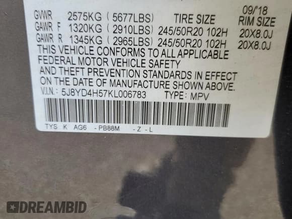 ✅ 2019 Acura MDX Technology • VIN: 5J8YD4H57KL006783 • Lot: 86985435. Wystawiony na Copart z przebiegiem 75 260 mil. Bezpłatny archiwum sprzedaży aukcyjnych z USA i szczegółowy raport historii pojazdu na DreamBid. Zdjęcie 13.