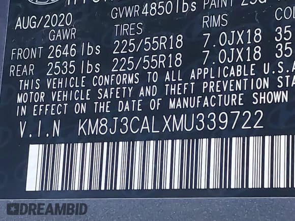 ✅ 2021 Hyundai Tucson Ultimate • VIN: KM8J3CALXMU339722 • Лот: 41217821. Опубликован ранее на IAAI с пробегом 94 969 миль. Бесплатный доступ к архиву аукционных продаж из США и подробный отчёт об истории автомобиля на DreamBid. Изображение 9.