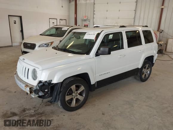 ✅ 2017 Jeep Patriot High Altitude • VIN: 1C4NJRFB5HD128951 • Lot: 42864116. Listed on IAAI with 98,685 mi. Free auction sales archive from the USA and detailed vehicle history report at DreamBid. Image 2.