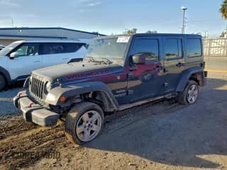 ✅ 2017 Jeep Wrangler Unlimited Sport • VIN: 1C4BJWDG6HL686328 • Лот: 93899385. Опубликован ранее на Copart с пробегом 87 477 миль. Бесплатный доступ к архиву аукционных продаж из США и подробный отчёт об истории автомобиля на DreamBid. Изображение 1.