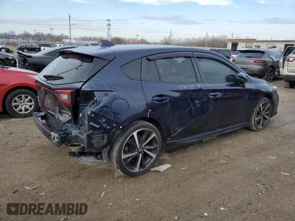 2021 Subaru Impreza Special Sports с VIN 4S3GTAL61M3703445, выставлен на аукционе Copart как лот 85110564 с пробегом 43 542 миль миль и Списание • Salvage title. История ставок и продаж доступна на DreamBid. Изображение 3.