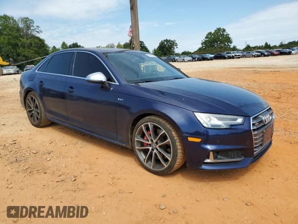 ✅ 2018 Audi S4 Prestige • VIN: WAUC4AF42JA002035 • Lot: 72079425. Listed on Copart with 119,630 mi. Free auction sales archive from the USA and detailed vehicle history report at DreamBid. Image 4.