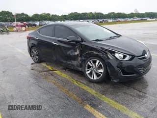 ✅ 2014 Hyundai Elantra SE • VIN: KMHDH4AE9EU200513 • Lot: 41379819. Listed on IAAI with 130,975 mi. Free auction sales archive from the USA and detailed vehicle history report at DreamBid. Image 1.