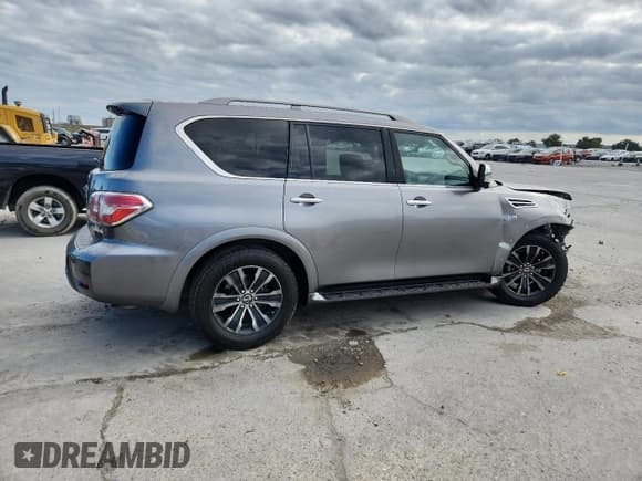 ✅ 2019 Nissan Armada Platinum • VIN: JN8AY2NE7K9758773 • Лот: 91425605. Опубликован ранее на Copart с пробегом 132 835 миль. Бесплатный доступ к архиву аукционных продаж из США и подробный отчёт об истории автомобиля на DreamBid. Изображение 3.