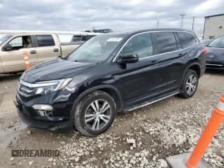 ✅ 2017 Honda Pilot EX-L • VIN: 5FNYF6H59HB005361 • Lot: 91615235. Listed on Copart with 112,512 mi. Free auction sales archive from the USA and detailed vehicle history report at DreamBid. Image 1.