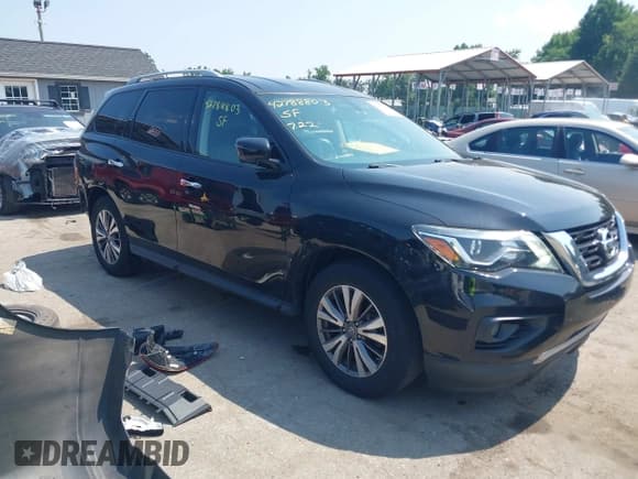✅ 2018 Nissan Pathfinder S • VIN: 5N1DR2MN1JC618075 • Лот: 42788803. Опубликован ранее на IAAI с пробегом 136 808 миль. Бесплатный доступ к архиву аукционных продаж из США и подробный отчёт об истории автомобиля на DreamBid. Изображение 1.