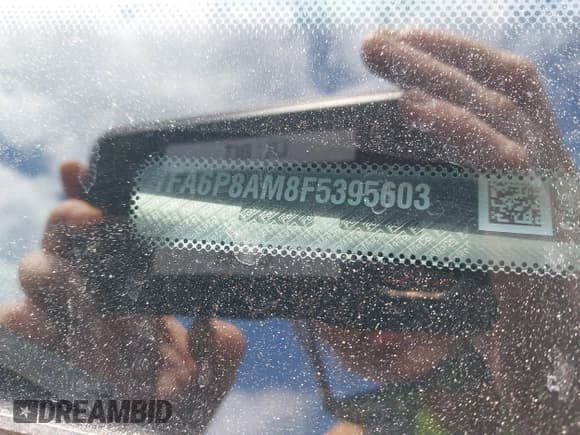 ✅ 2015 Ford Mustang V6 • VIN: 1FA6P8AM8F5395603 • Lot: 43297736. Listed on IAAI with 127,921 mi. Free auction sales archive from the USA and detailed vehicle history report at DreamBid. Image 9.