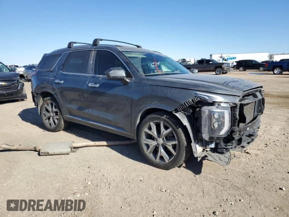 ✅ 2021 Hyundai Palisade Limited • VIN: KM8R5DHE7MU296631 • Lot: 88209025. Listed on Copart with 91,307 mi. Free auction sales archive from the USA and detailed vehicle history report at DreamBid. Image 4.