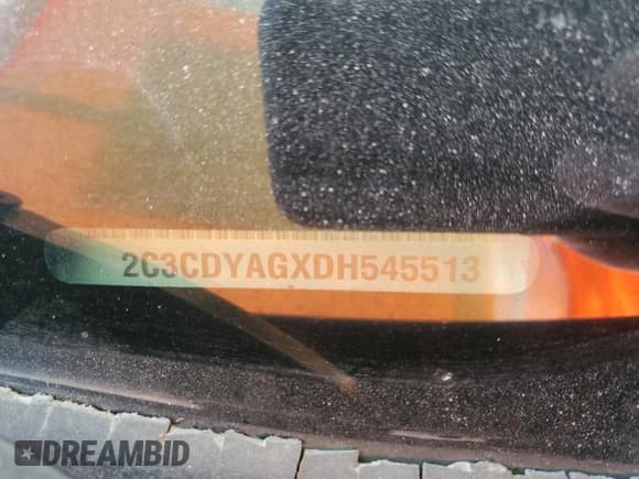 ✅ 2013 Dodge Challenger SXT • VIN: 2C3CDYAGXDH545513 • Lot: 71287324. Wystawiony na Copart z przebiegiem 205 279 mil. Bezpłatny archiwum sprzedaży aukcyjnych z USA i szczegółowy raport historii pojazdu na DreamBid. Zdjęcie 12.