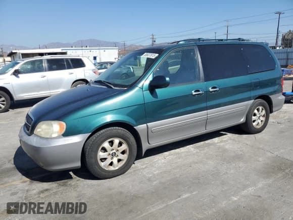 ✅ 2005 Kia Sedona LX • VIN: KNDUP132356646153 • Lot: 85637815. Wystawiony na Copart z przebiegiem 195 063 mil. Bezpłatny archiwum sprzedaży aukcyjnych z USA i szczegółowy raport historii pojazdu na DreamBid. Zdjęcie 1.