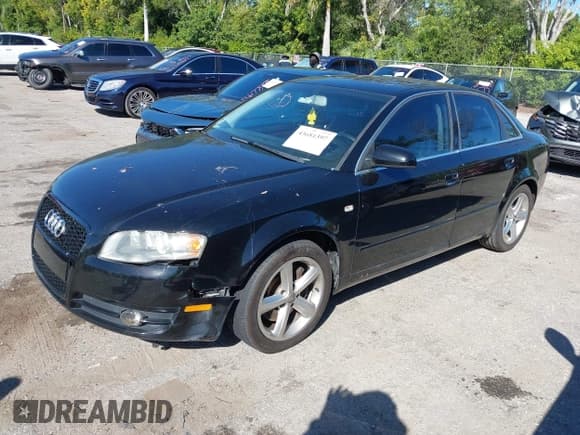 ✅ 2007 Audi A4 • VIN: WAUAH78E07A256761 • Lot: 43681397. Listed on IAAI with 133,962 mi. Free auction sales archive from the USA and detailed vehicle history report at DreamBid. Image 2.