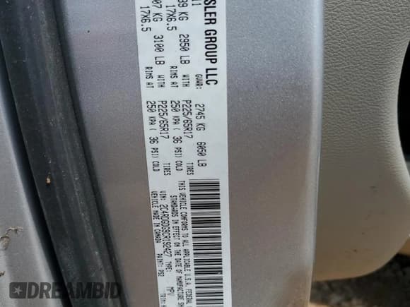 ✅ 2012 Dodge Grand Caravan Crew • VIN: 2C4RDGDG9CR192427 • Lot: 69618655. Wystawiony na Copart z przebiegiem 182 913 mil. Bezpłatny archiwum sprzedaży aukcyjnych z USA i szczegółowy raport historii pojazdu na DreamBid. Zdjęcie 14.