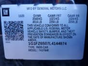 ✅ 2020 Chevrolet Bolt EV Premier • VIN: 1G1FZ6S07L4144974 • Лот: 80044075. Опубликован ранее на Copart с пробегом 41 340 миль. Бесплатный доступ к архиву аукционных продаж из США и подробный отчёт об истории автомобиля на DreamBid. Изображение 13.