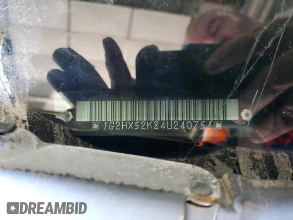 ✅ 2004 Pontiac Bonneville SE • VIN: 1G2HX52K84U240751 • Lot: 70985805. Wystawiony na Copart z przebiegiem Nie podano. Bezpłatny archiwum sprzedaży aukcyjnych z USA i szczegółowy raport historii pojazdu na DreamBid. Zdjęcie 12.