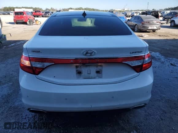 2016 Hyundai Azera Limited with VIN KMHFH4JG3GA559791, listed as a Copart auction lot 83408684 with 87,329 mi miles and Salvage title. Bid and sale history available at DreamBid. Image 6.