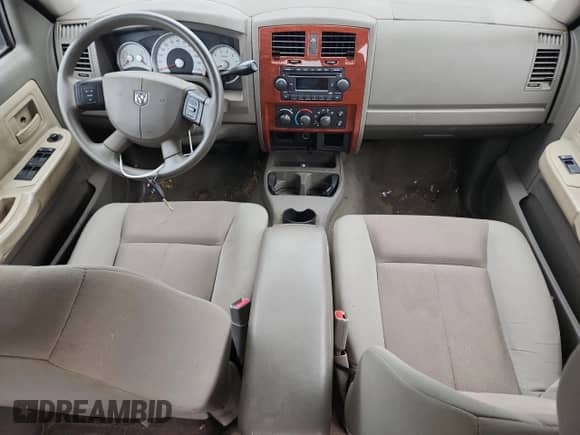 2005 Dodge Dakota SLT with VIN 1D7HE48N15S214296, listed as a Copart auction lot 60641925 with Not provided miles and Salvage title. Bid and sale history available at DreamBid. Image 8.