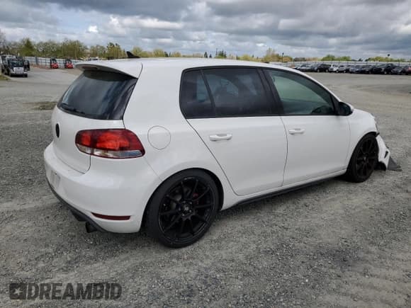 ✅ 2011 Volkswagen Golf GTI w/Sunroof PZEV • VIN: WVWHD7AJXBW129001 • Lot: 50789525. Listed on Copart with Not provided. Free auction sales archive from the USA and detailed vehicle history report at DreamBid. Image 3.