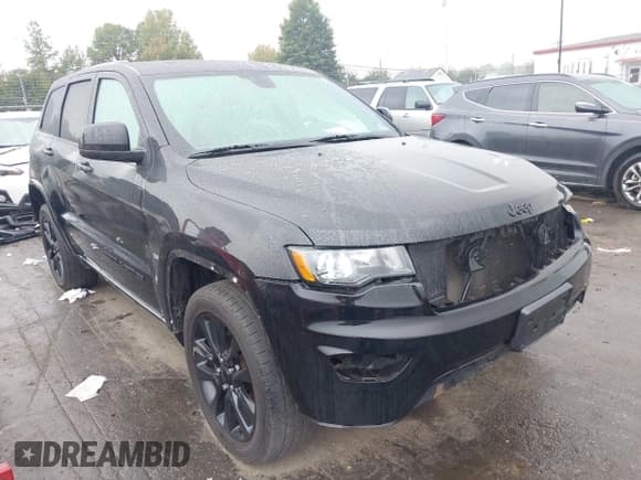 ✅ 2019 Jeep Grand Cherokee Upland • VIN: 1C4RJFAG0KC587983 • Lot: 43314845. Listed on IAAI with 108,491 mi. Free auction sales archive from the USA and detailed vehicle history report at DreamBid. Image 1.