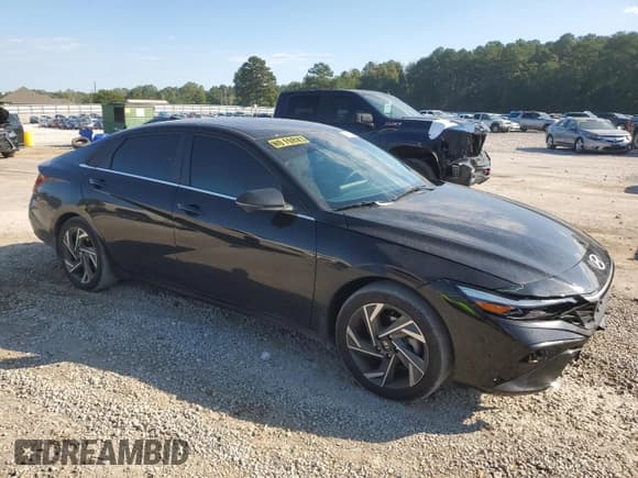 ✅ 2024 Hyundai Elantra Limited • VIN: KMHLP4DG3RU742336 • Lot: 84635825. Listed on Copart with 44,626 mi. Free auction sales archive from the USA and detailed vehicle history report at DreamBid. Image 4.