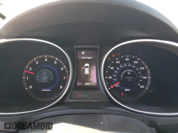 ✅ 2013 Hyundai Santa Fe Sport • VIN: 5XYZU3LA7DG105393 • Lot: 87478205. Listed on Copart with 63,677 mi. Free auction sales archive from the USA and detailed vehicle history report at DreamBid. Image 9.