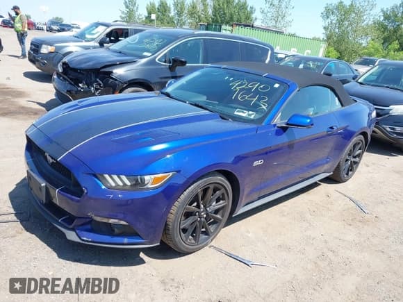 ✅ 2015 Ford Mustang GT Premium • VIN: 1FATP8FF2F5406205 • Lot: 42907643. Listed on IAAI with 105,563 mi. Free auction sales archive from the USA and detailed vehicle history report at DreamBid. Image 17.