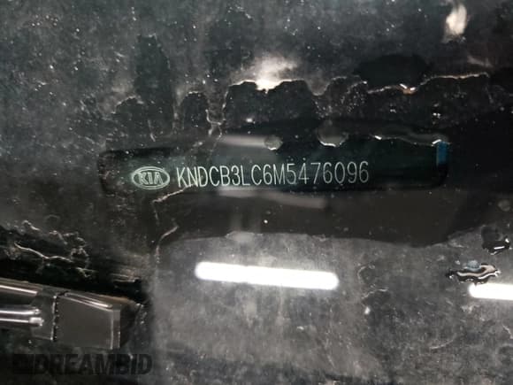 ✅ 2021 Kia Niro LXS • VIN: KNDCB3LC6M5476096 • Lot: 46708425. Listed on Copart with 59,186 mi. Free auction sales archive from the USA and detailed vehicle history report at DreamBid. Image 13.