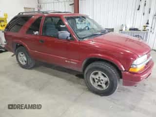 ✅ 1999 Chevrolet Blazer LS • VIN: 1GNCT18W7XK193241 • Lot: 69390194. Listed on Copart with 188,720 mi miles. Access the free auction sales archive from the USA and view a detailed vehicle history report at DreamBid. Image 4.