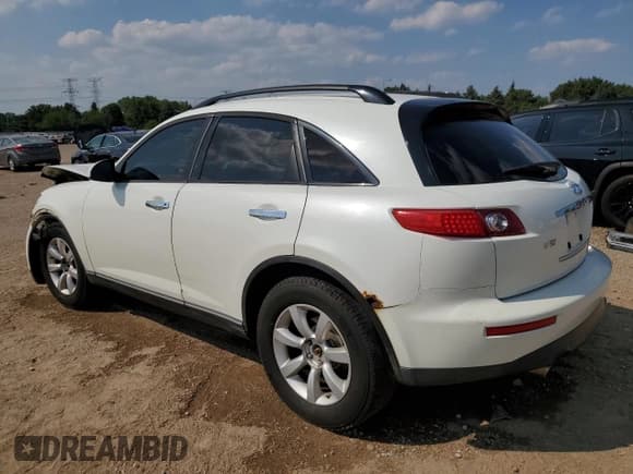 ✅ 2005 Infiniti FX • VIN: JNRAS08W05X220776 • Lot: 68718705. Wystawiony na Copart z przebiegiem Nie podano. Bezpłatny archiwum sprzedaży aukcyjnych z USA i szczegółowy raport historii pojazdu na DreamBid. Zdjęcie 2.