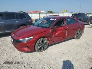 2023 Hyundai Elantra SEL with VIN KMHLS4AG5PU607732, listed as a Copart auction lot 69501685 with 53,359 mi miles and Salvage title. Bid and sale history available at DreamBid. Image 1.