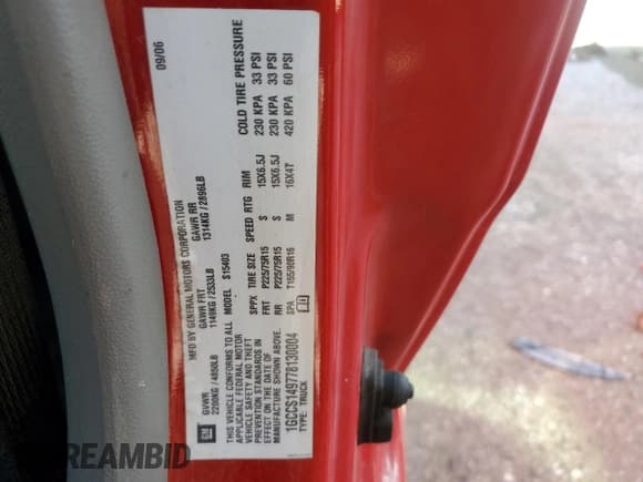 ✅ 2007 Chevrolet Colorado Work Truck • VIN: 1GCCS149778130004 • Лот: 85571744. Опубликован ранее на Copart с пробегом 95 598 миль. Бесплатный доступ к архиву аукционных продаж из США и подробный отчёт об истории автомобиля на DreamBid. Изображение 15.