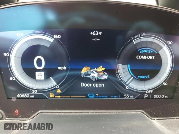 ✅ 2016 BMW i8 • VIN: WBY2Z2C56GV675882 • Лот: 39606014. Опубликован ранее на Copart с пробегом 40 680 миль. Бесплатный доступ к архиву аукционных продаж из США и подробный отчёт об истории автомобиля на DreamBid. Изображение 9.