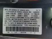 ✅ 2012 Honda Civic EX • VIN: 2HGFG3B86CH565056 • Lot: 93194505. Wystawiony na Copart z przebiegiem 187 568 mil. Bezpłatny archiwum sprzedaży aukcyjnych z USA i szczegółowy raport historii pojazdu na DreamBid. Zdjęcie 12.