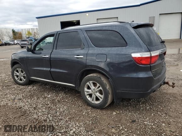✅ 2013 Dodge Durango Crew • VIN: 1C4SDJDT8DC591206 • Lot: 82682405. Listed on Copart with Not provided. Free auction sales archive from the USA and detailed vehicle history report at DreamBid. Image 2.