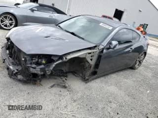 2014 Hyundai Genesis Coupe Grand Touring z VIN KMHHU6KJ5EU116824, wystawiony jako Copart lot #48069155 z przebiegiem 84 173 mil mil oraz Szkoda całkowita • Salvage title. Historia ofert i sprzedaży dostępna na DreamBid. Obrazek 1.