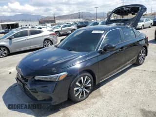 ✅ 2024 Honda Civic EX-L • VIN: 19XFL1H77RE008691 • Lot: 81279435. Listed on Copart with 7,528 mi. Free auction sales archive from the USA and detailed vehicle history report at DreamBid. Image 1.