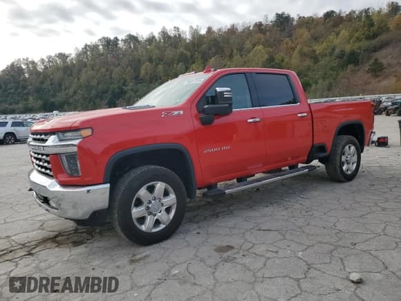 ✅ 2020 Chevrolet Silverado 2500HD LTZ • VIN: 1GC4YPEY2LF123317 • Lot: 90017515. Listed on Copart with 75,355 mi. Free auction sales archive from the USA and detailed vehicle history report at DreamBid. Image 1.