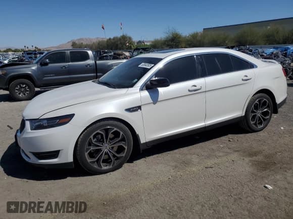 ✅ 2014 Ford Taurus SHO • VIN: 1FAHP2KT0EG109094 • Lot: 53040505. Listed on Copart with 93,099 mi. Free auction sales archive from the USA and detailed vehicle history report at DreamBid. Image 1.