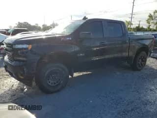 2020 Chevrolet Silverado 1500 RST with VIN 3GCUYEETXLG297479, listed as a Copart auction lot 81387915 with Not provided miles and Clean title. Bid and sale history available at DreamBid. Image 1.