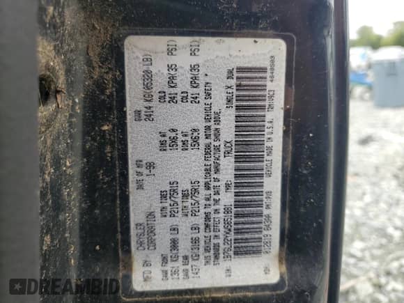 1998 Dodge Dakota SLT z VIN 1B7GL22YXWS651881, wystawiony jako Copart lot #73191384 z przebiegiem Nie podano mil oraz Szkoda całkowita • Salvage title. Historia ofert i sprzedaży dostępna na DreamBid. Obrazek 12.