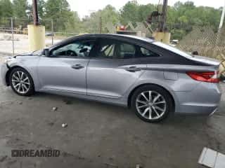 2016 Hyundai Azera z VIN KMHFG4JG3GA518046, wystawiony jako Copart lot #74813414 z przebiegiem Nie podano mil oraz Szkoda całkowita • Salvage title. Historia ofert i sprzedaży dostępna na DreamBid. Obrazek 2.