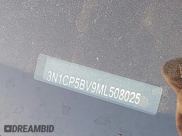 ✅ 2021 Nissan Kicks S • VIN: 3N1CP5BV9ML508025 • Lot: 43016901. Listed on IAAI with 55,687 mi. Free auction sales archive from the USA and detailed vehicle history report at DreamBid. Image 18.