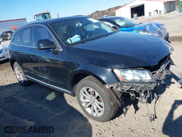 ✅ 2014 Audi Q5 Premium • VIN: WA1CFAFP4EA017515 • Lot: 41000205. Listed on IAAI with 194,104 mi. Free auction sales archive from the USA and detailed vehicle history report at DreamBid. Image 1.