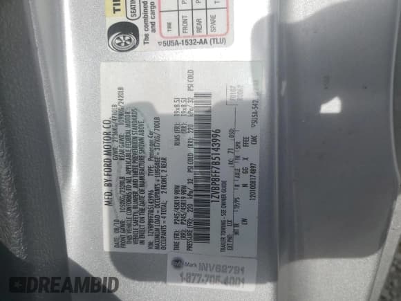 ✅ 2011 Ford Mustang GT Premium • VIN: 1ZVBP8FF7B5143996 • Lot: 80966905. Listed on Copart with 73,926 mi. Free auction sales archive from the USA and detailed vehicle history report at DreamBid. Image 12.