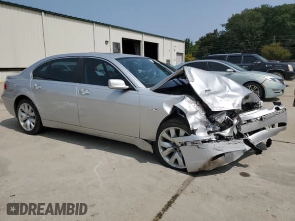 ✅ 2004 BMW 7 Series 745Li • VIN: WBAGN63444DS47664 • Lot: 71046044. Listed on Copart with 144,598 mi. Free auction sales archive from the USA and detailed vehicle history report at DreamBid. Image 4.