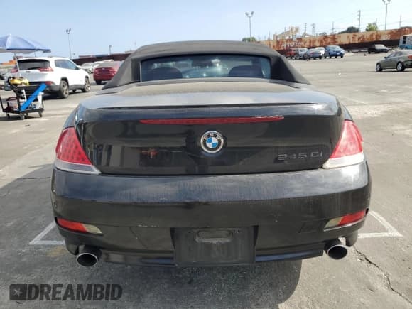✅ 2005 BMW 6 Series 645Ci • VIN: WBAEK73455B328546 • Lot: 54696625. Listed on Copart with 121,804 mi. Free auction sales archive from the USA and detailed vehicle history report at DreamBid. Image 6.